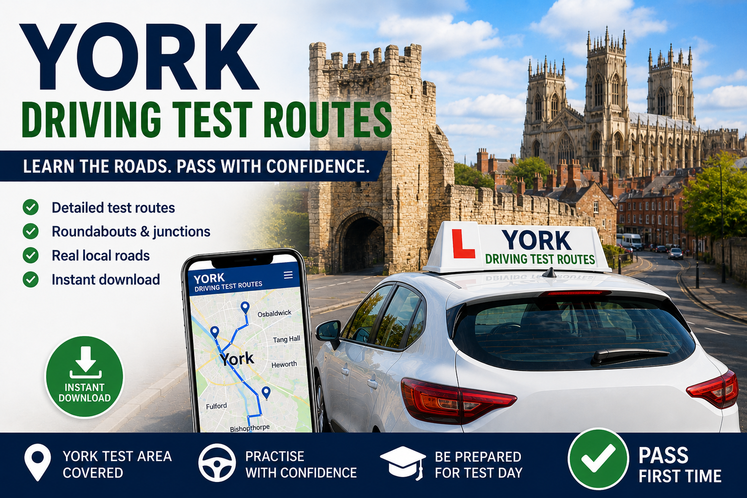 York Driving Test Routes